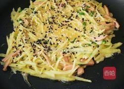 土豆丝鸡蛋饼的做法图解9