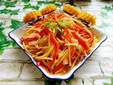 红椒土豆丝的做法[图]