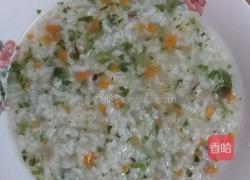青菜香菇粥的做法图解7