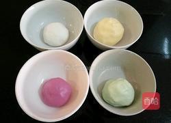 彩色汤圆的做法图解3
