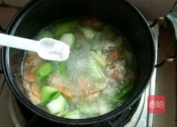 丝瓜虾干汤的做法图解4
