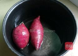 紫薯花生馅的做法图解1