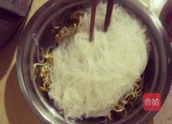 凉拌豆芽粉丝的做法图解6