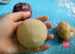 紫薯花生月饼的做法图解4