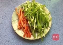大蒜炒豆干的做法图解2