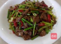 蒜薹炒猪肝的做法图解8