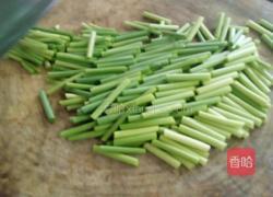 蒜薹炒猪肝的做法图解3