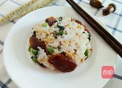 广式香肠炒饭的做法图解6
