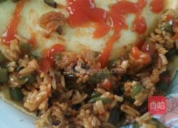 青椒蛋包饭的做法图解10