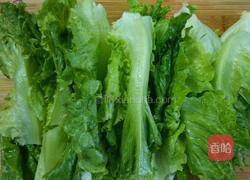 清炒生菜的做法图解1