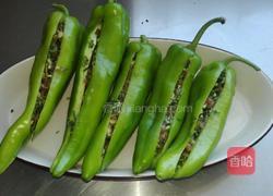 虎皮青椒包肉的做法图解6