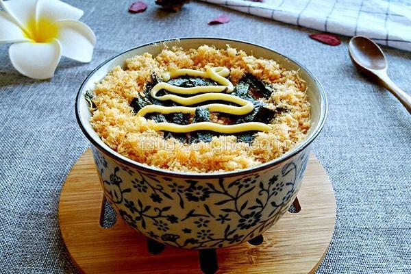 肉松饭的做法 菜谱 香哈网