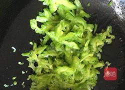 苦瓜炒虾米的做法图解6