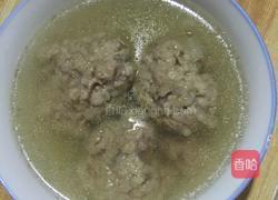 猪肉丸子汤的做法图解10