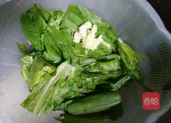 清炒油麦菜的做法图解3