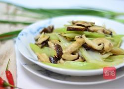芹菜炒香菇的做法图解6