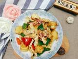 豆腐烧鱿鱼
