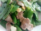 荷兰豆炒肉