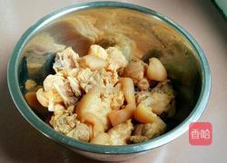 花生猪手煲的做法图解4