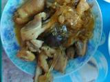 大公鸡炖香菇粉条