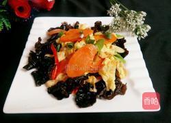 胡萝卜木耳炒鸡蛋的做法图解9