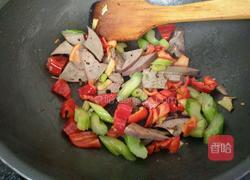 芹菜炒猪肝的做法图解6