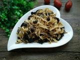 木耳干豆腐炒肉丝