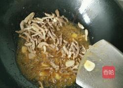 木耳干豆腐炒肉丝的做法图解6