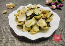 爆炒白贝的做法图解6