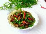 青椒炒牛腱子肉