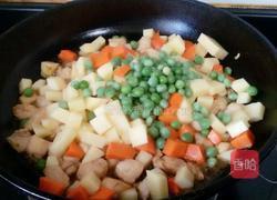 咖喱鸡肉焗饭的做法图解5