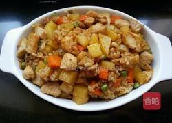 咖喱鸡肉焗饭的做法图解10