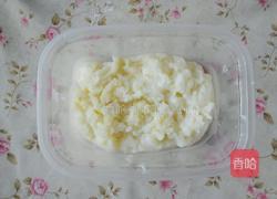 椰丝牛奶小方块的做法图解4