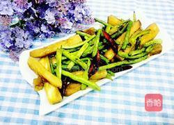 茄子炒豇豆的做法图解6