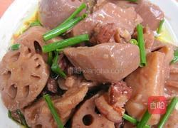 蜜汁闷莲藕的做法图解3