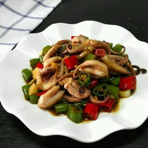 辣炒八爪鱼