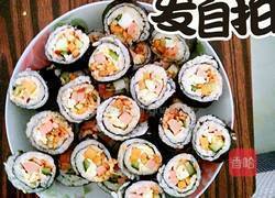 辣白菜紫菜包饭的做法图解6