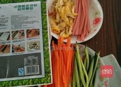 辣白菜紫菜包饭的做法图解3