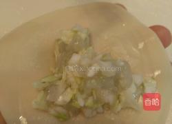 虾仁卷心菜（三角饺子）的做法图解7