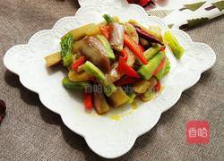 苦瓜炒茄子的做法图解9