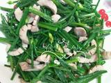 猪腰炒韭菜花