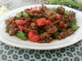 辣椒炒鸡杂