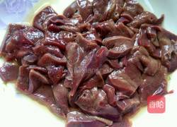 芹菜炒猪肝的做法图解2