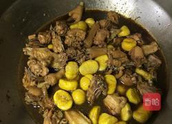 鸡烧板栗的做法图解4