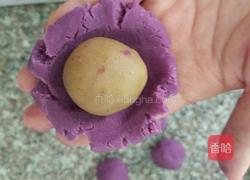 紫薯莲蓉月饼的做法图解7