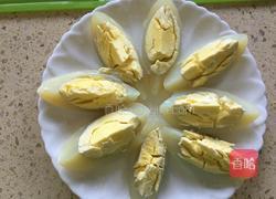 香葱酱拌鹅蛋的做法图解3