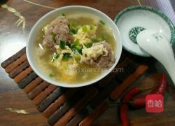 肉丸蛋汤的做法图解6