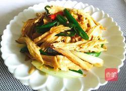 尖椒炒腐竹的做法图解9