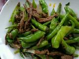 青椒牛肉丝
