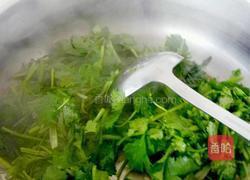 香菜炒鸡蛋的做法图解6